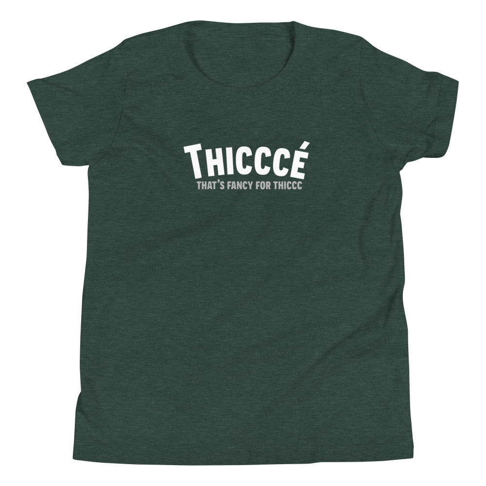Thicccé Youth Short Sleeve T-Shirt Forest Green