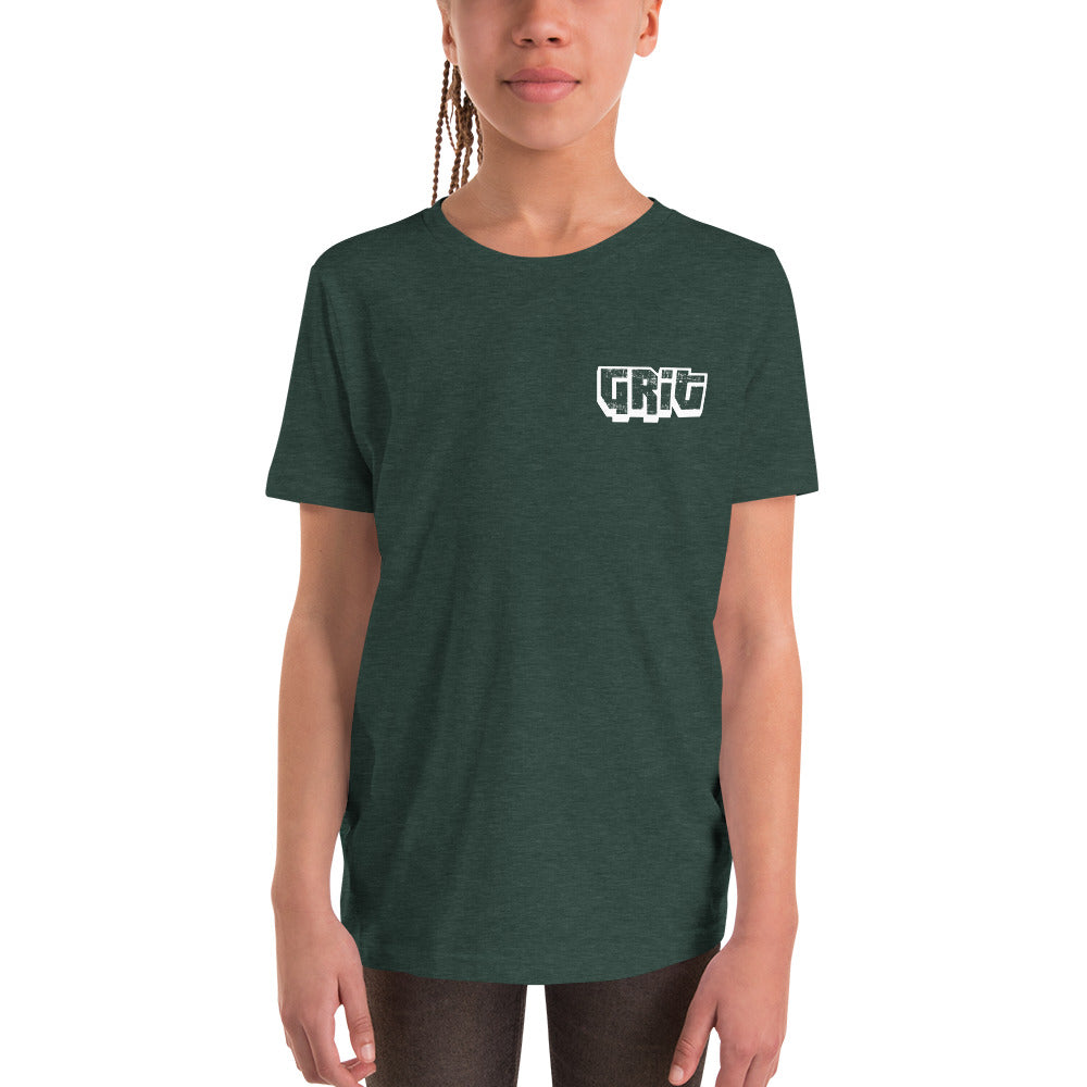 Grit youth t-shirt forest green