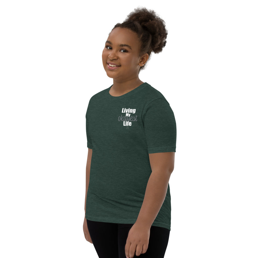 Okayest Youth Short Sleeve T-Shirt Forest Green 2