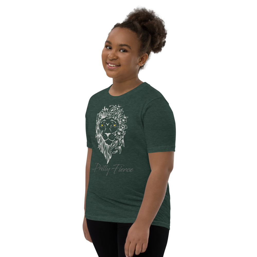 Lion youth short sleeve t-shirt forest green 2