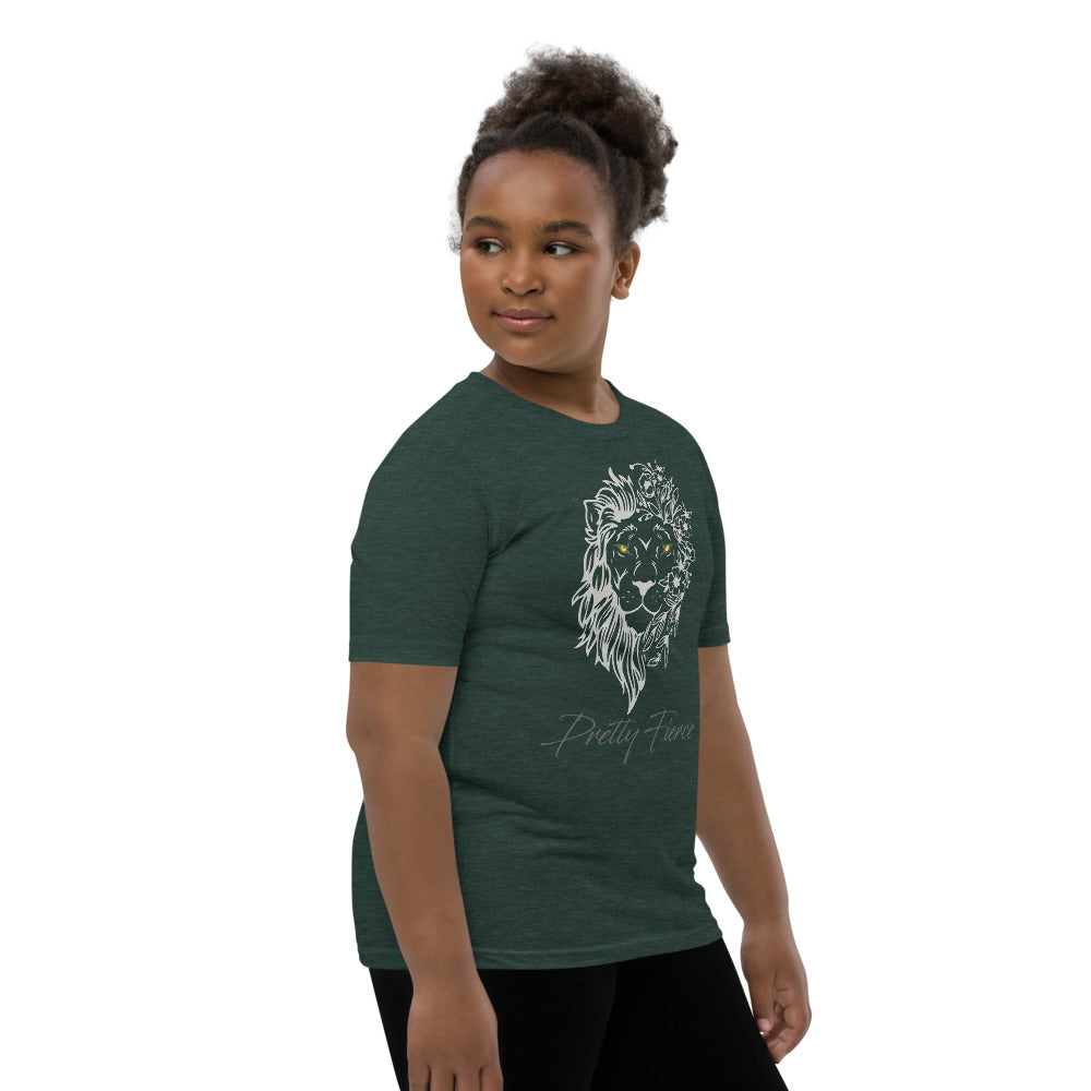 Lion youth short sleeve t-shirt forest green 3