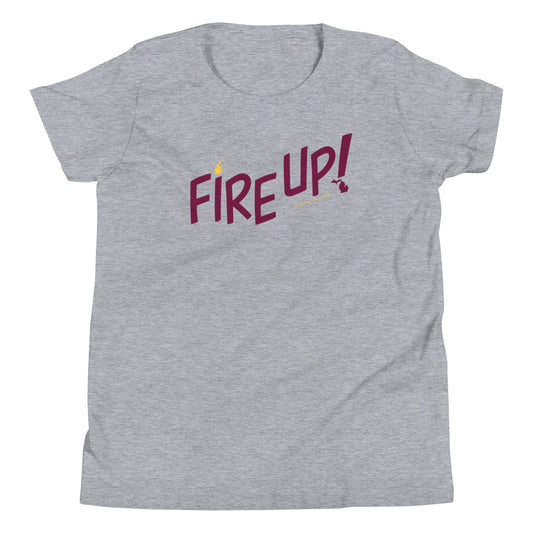 Fire Up! Youth T-Shirt athletic grey