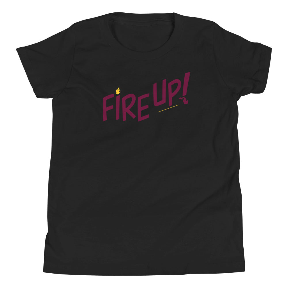 Fire Up! Youth T-Shirt athletic black