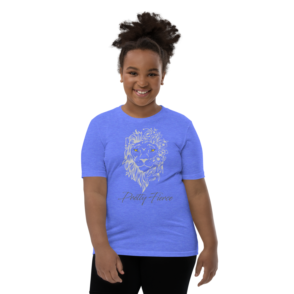 Lion youth short sleeve t-shirt blue
